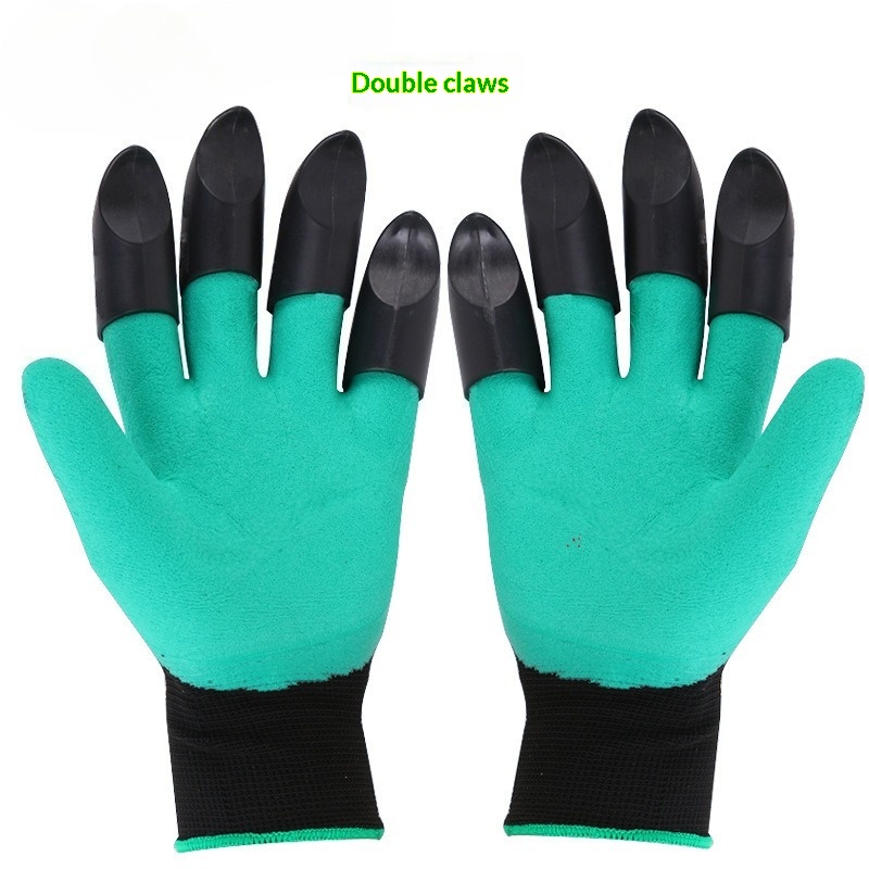 Cut Resistant Glove - 爪付き園芸用手袋 ラテックス製 滑り止め加工 耐切創性保護手袋 植栽、掘削、野菜栽培、庭仕事用具