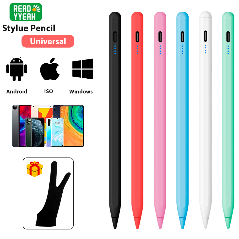 Touchscreen Glove Capacitive - 2025年モデル スタイラスペン グローブ付き Apple Pencil Huawei