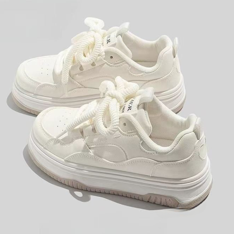 ラウンドトゥレースアップカジュアルホワイト厚底加硫靴季節の新 - Vans Shoes Old Skool のレビューと価格