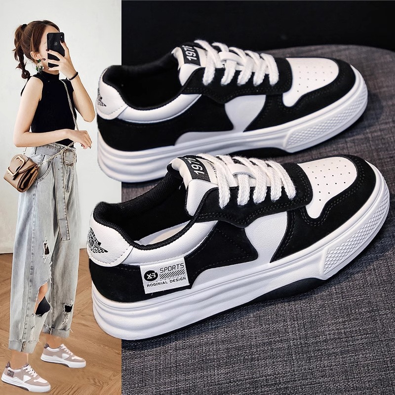 女性の春秋の新しい厚底カジュアルスポーツシューズ女子学生向け - Vans Shoes Old Skool のレビューと価格