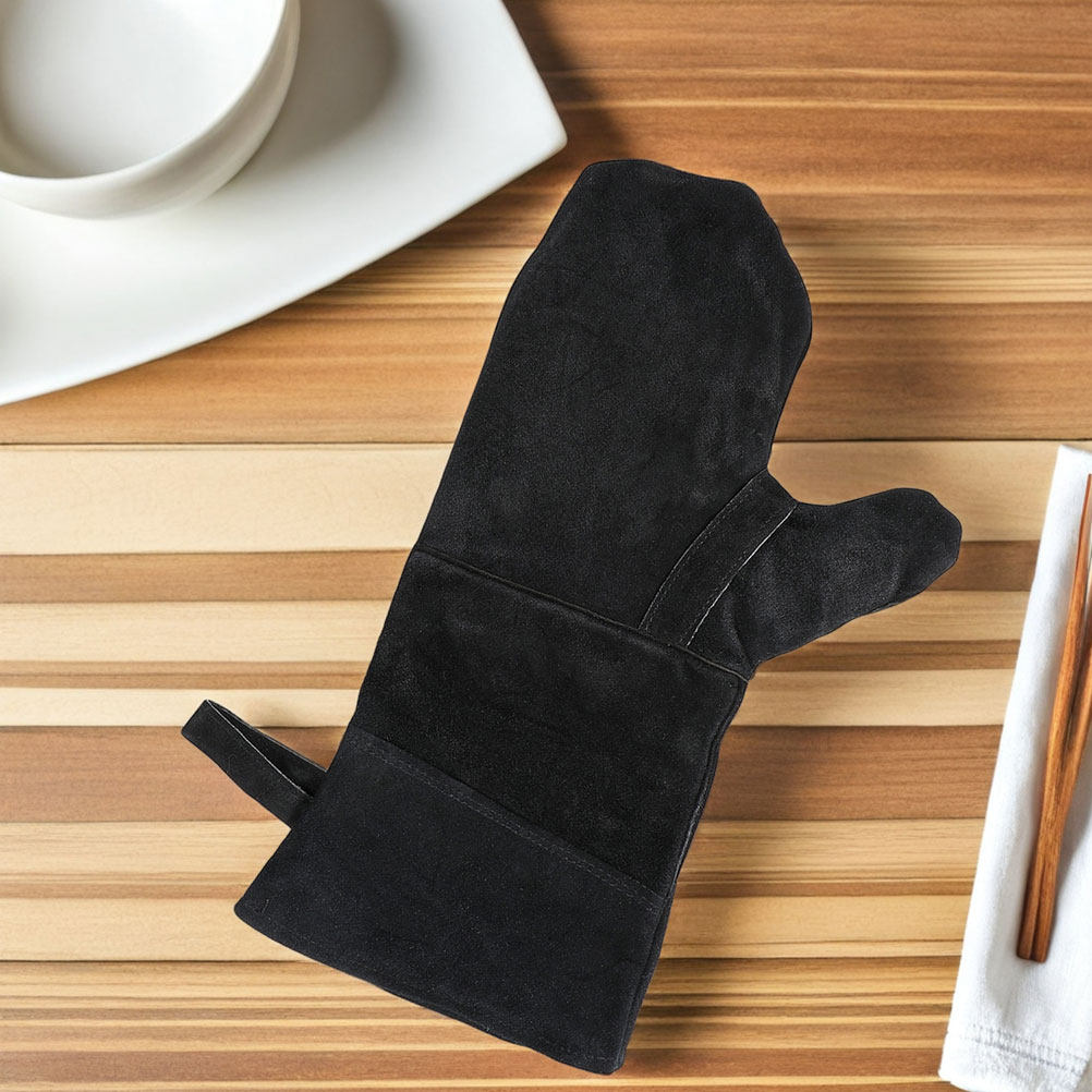 3個入り ブラック 耐熱オーブン手袋 マイクロ波保護手袋 グ - Heat Resistant Glove のレビューと価格