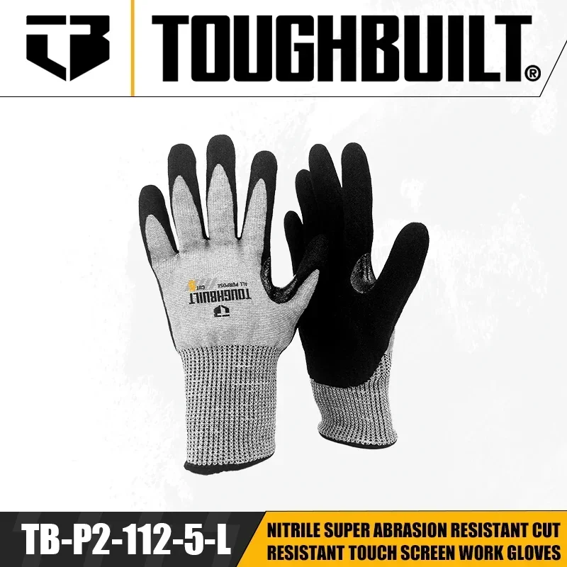 TOUGHBUILT TB-P2-112-5-L/S/M ニ - Nitrile Mechanic Glove のレビューと価格