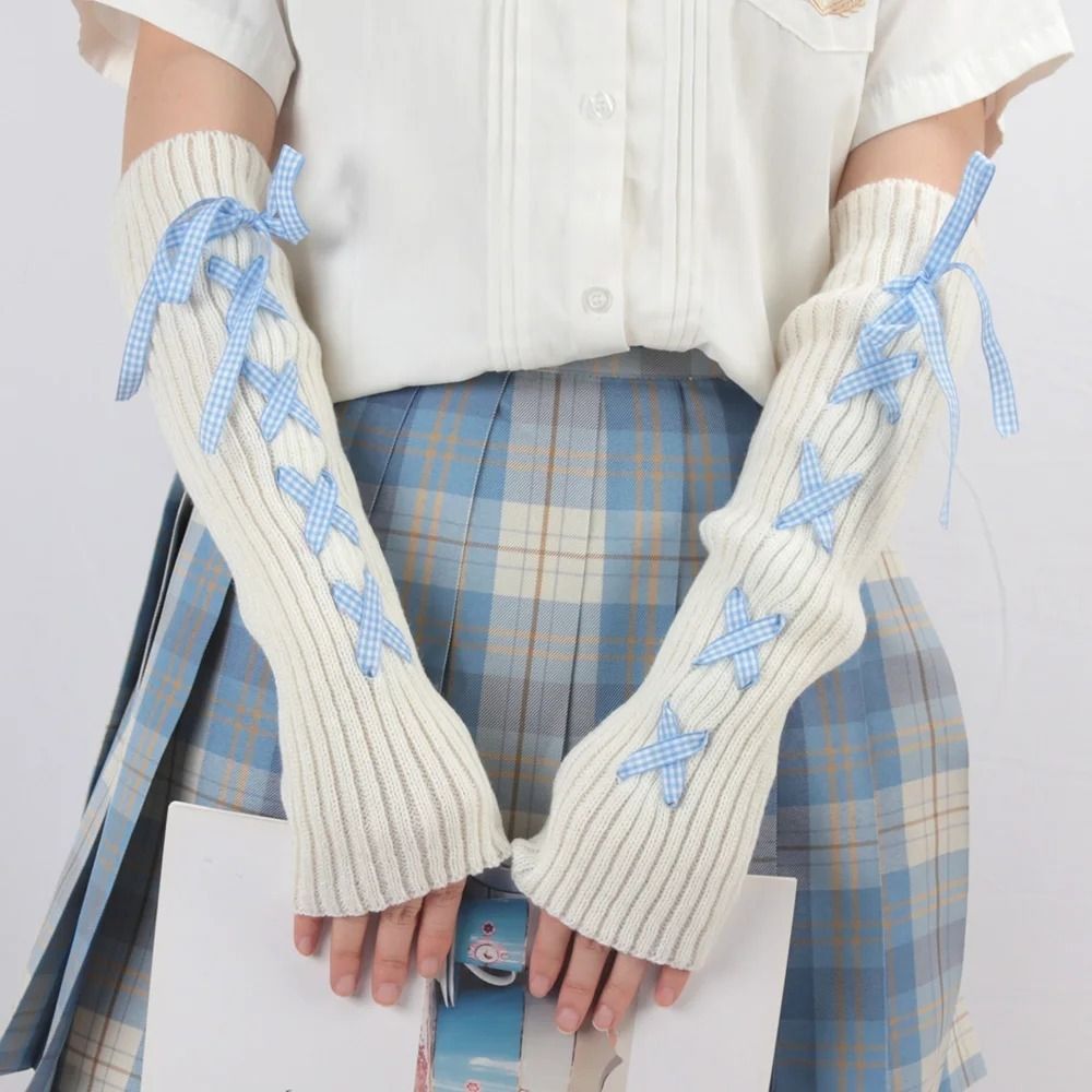 2024年新作 レディース 秋冬 ニットアームスリーブ カワ - Fingerless Glove Knit のレビューと価格