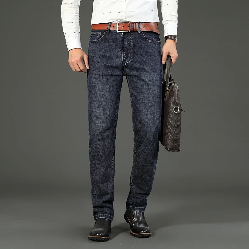 Wthinlee新作ビジネスメンズジーンズカジュアルストレー - Levis Jeans 501 のレビューと価格